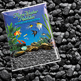 Pure Water Pebbles&reg; Jet Black Aquarium Gravel